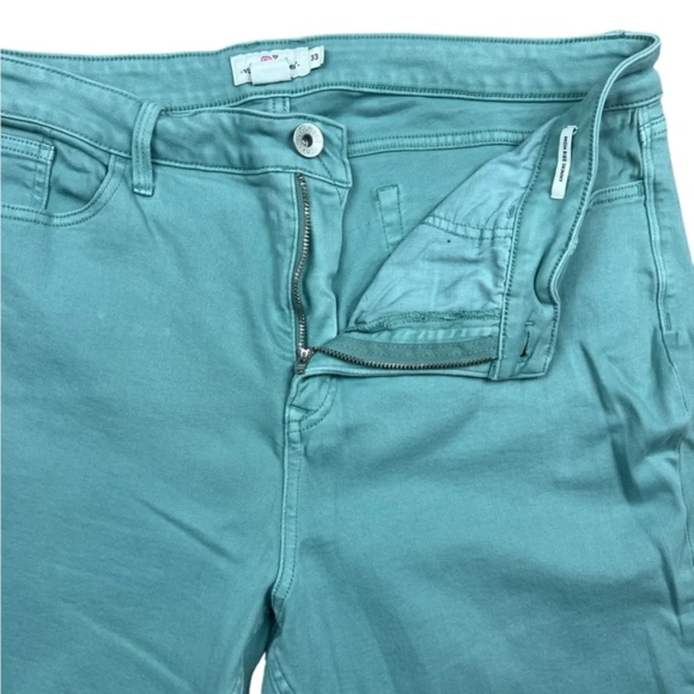 Vineyard Vines Jeans Women’s‎ Size 33 High Rise Skinny Seafoam Green Stretch